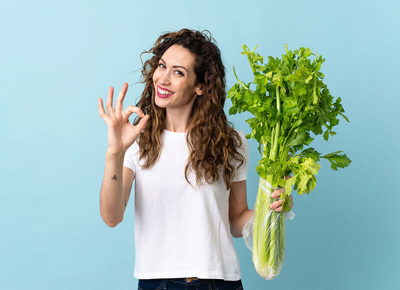 Hausmittel Kürbiskerne und Stangensellerie 